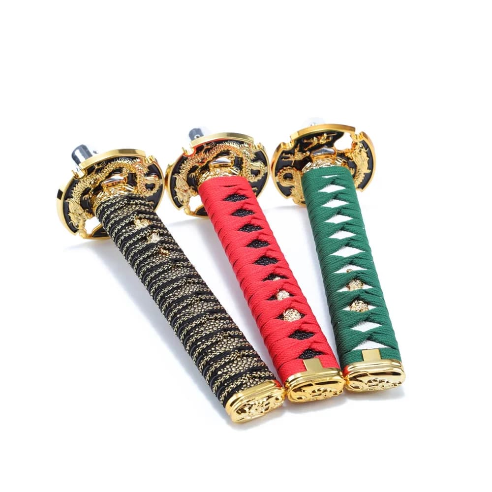 Universal JDM Samurai Sword Shift Knob 15CM/20CM Samurai knife shift knob with adapter